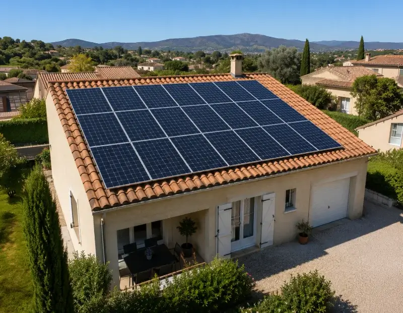 Prime à l'autoconsommation panneaux solaires Le Poët-Célard — aide financière de l'État